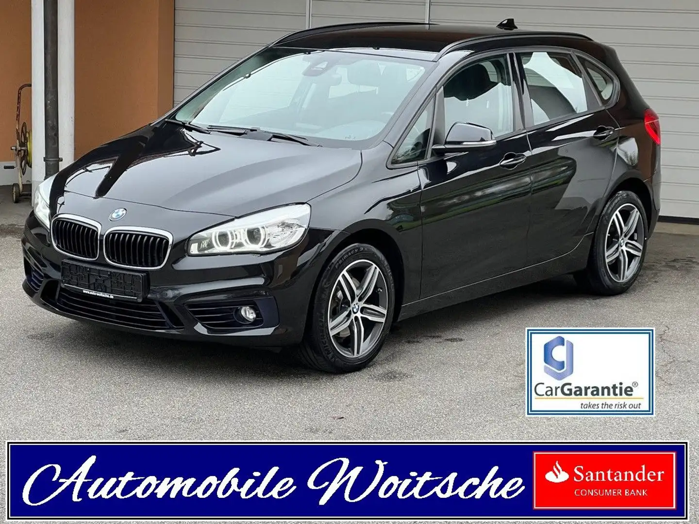 BMW 218 SPORT LINE LED|AHK|NAVI Noir - 1