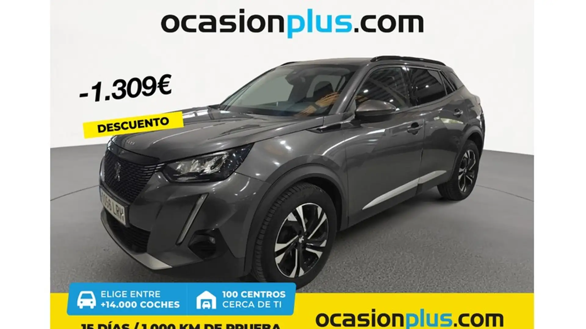 Peugeot 2008 1.2 PureTech S&S Allure Pack 130 Gris - 1