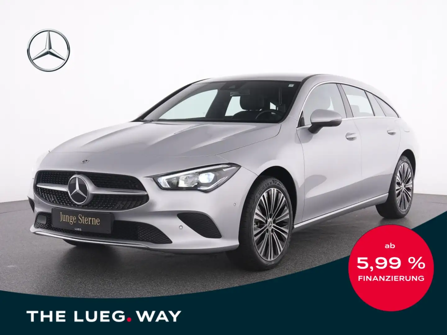 Mercedes-Benz CLA 250 e SB Progressive+MBUX+LED-HP+TotwAs+360° Silber - 1
