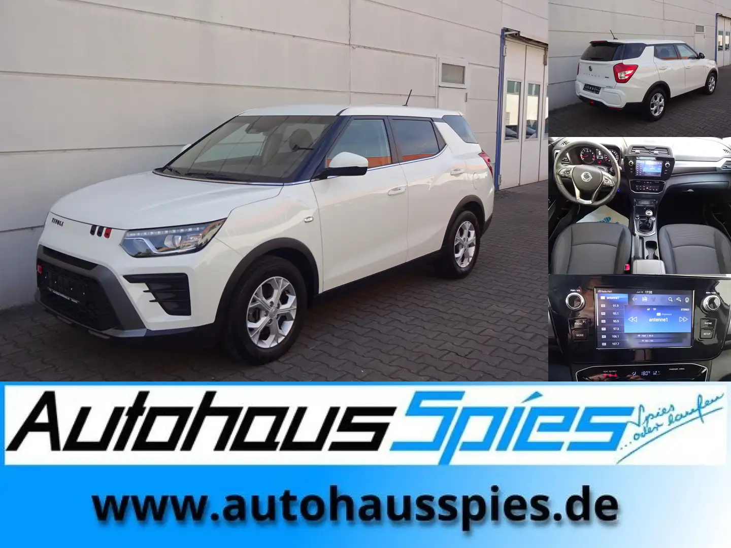 SsangYong Tivoli Grand 1,5 T-GDI Turbo 2WD MT Amber RKam CarPlay An Weiß - 1