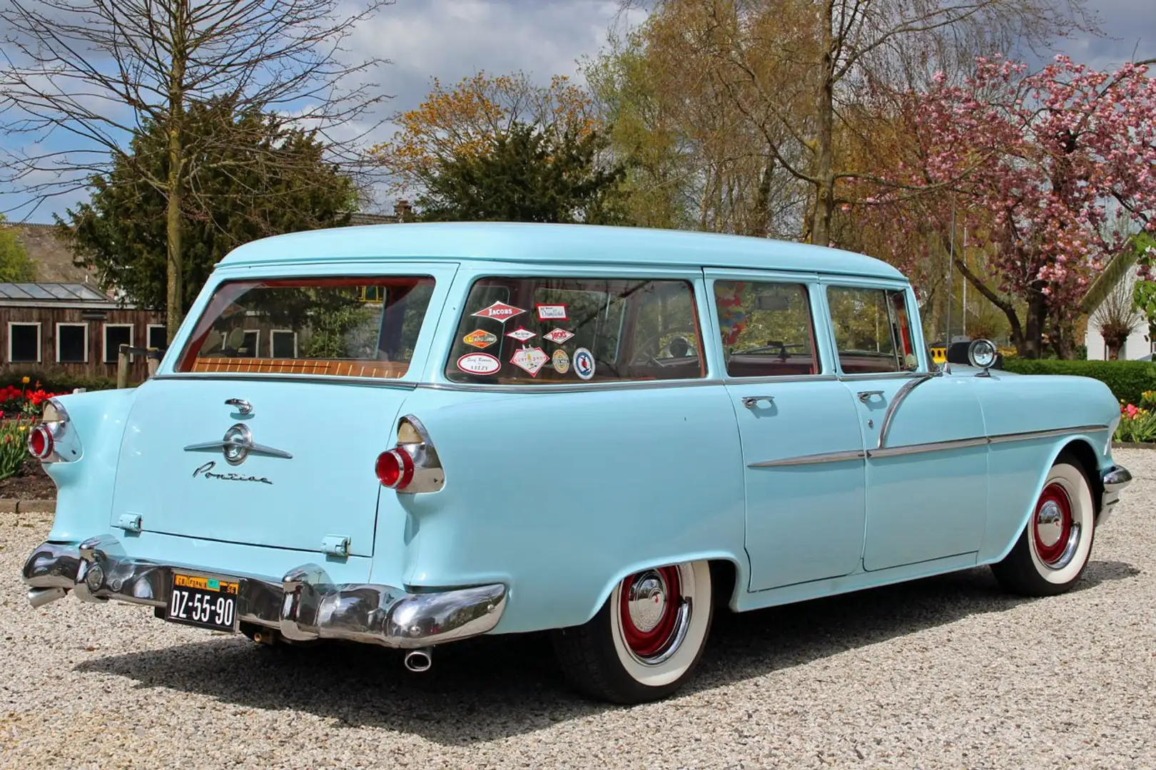 Pontiac Bonneville 870 Station Wagon 1956 Albastru - 2