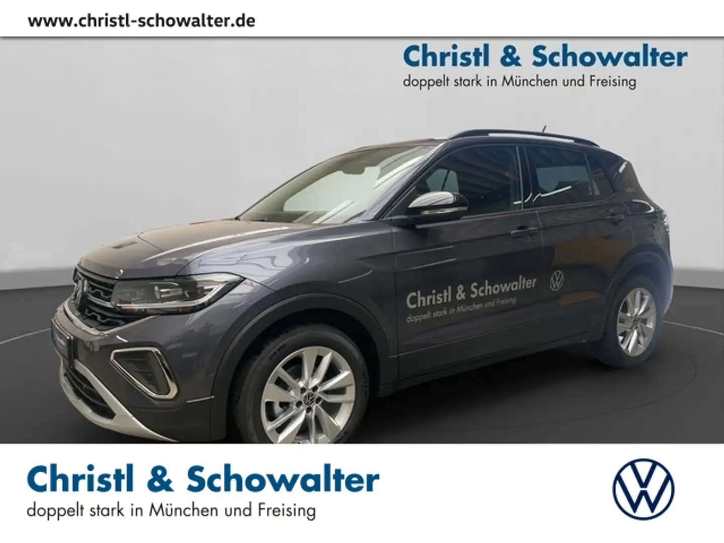 Volkswagen T-Cross 1.0 TSI DSG MATRIX NAVI ACC KLIMA Grau - 1