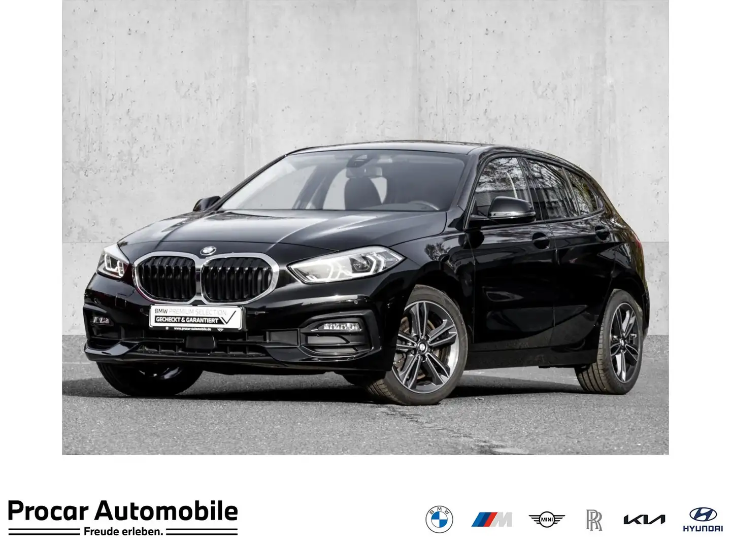 BMW 120 d SPORT LINE+LED+AUT+SPORT SITZ Schwarz - 1