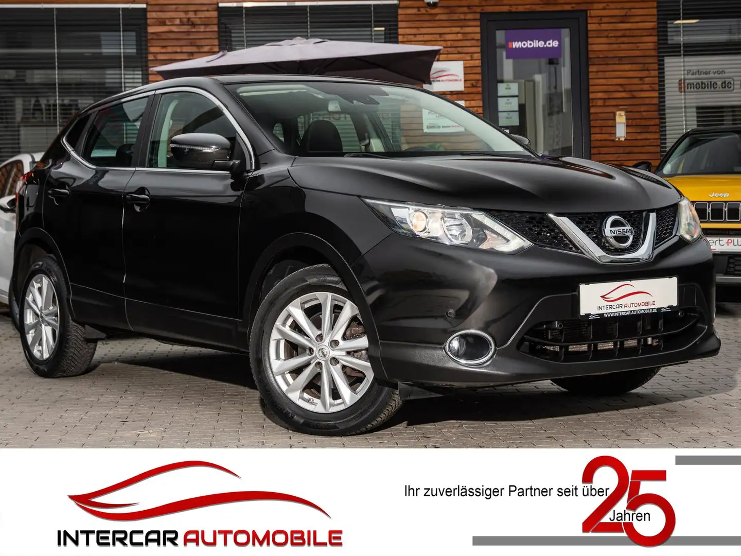 Nissan Qashqai Acenta |1.Hand|CarPlay|Android|Kamera| Schwarz - 1