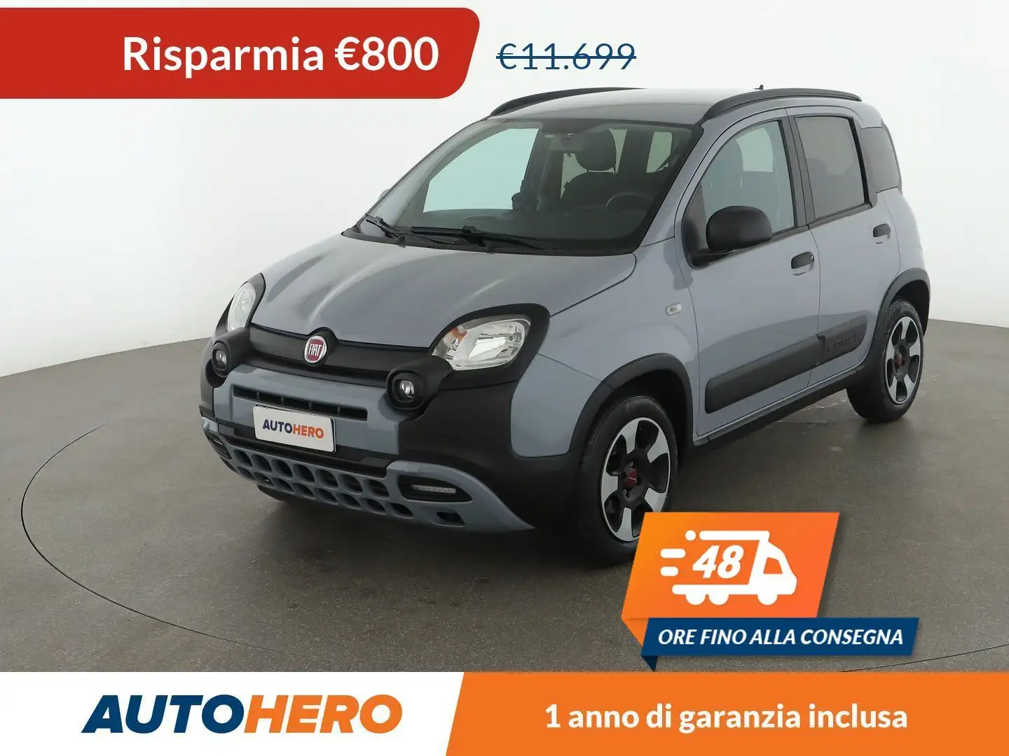 Fiat Panda 1.0 Mild-Hybrid City Cross MHEV Grigio - 1