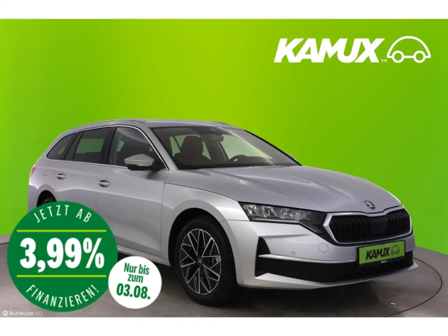 Skoda Octavia 1.5TSI Combi DSG Selection+LED+VIRTUAL Срібний - 1