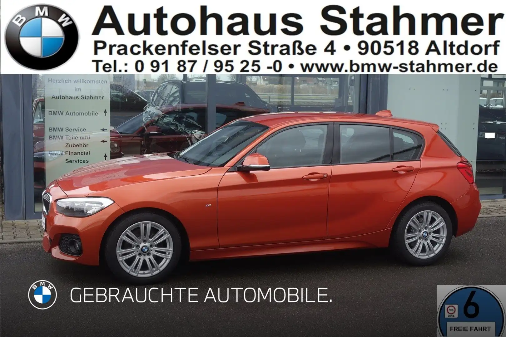 BMW 120 d xDrive M Sport M Sportpaket DAB Navi Bus. Orange - 1