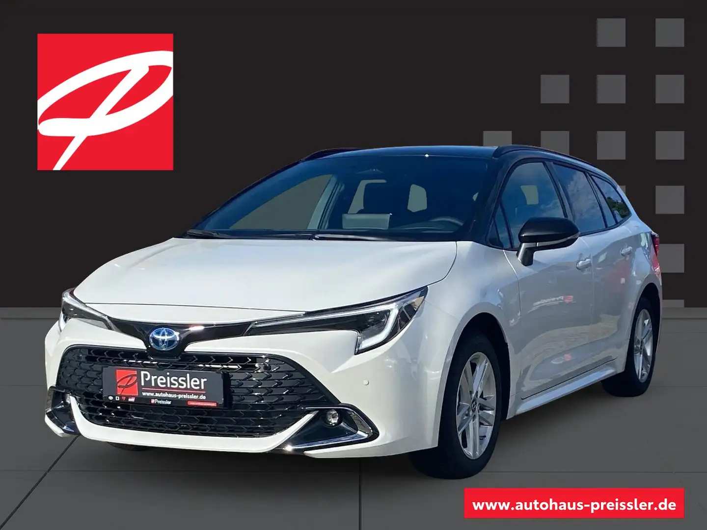 Toyota Corolla Touring Sports Hybrid Black & White *inkl. WKR* Weiß - 1