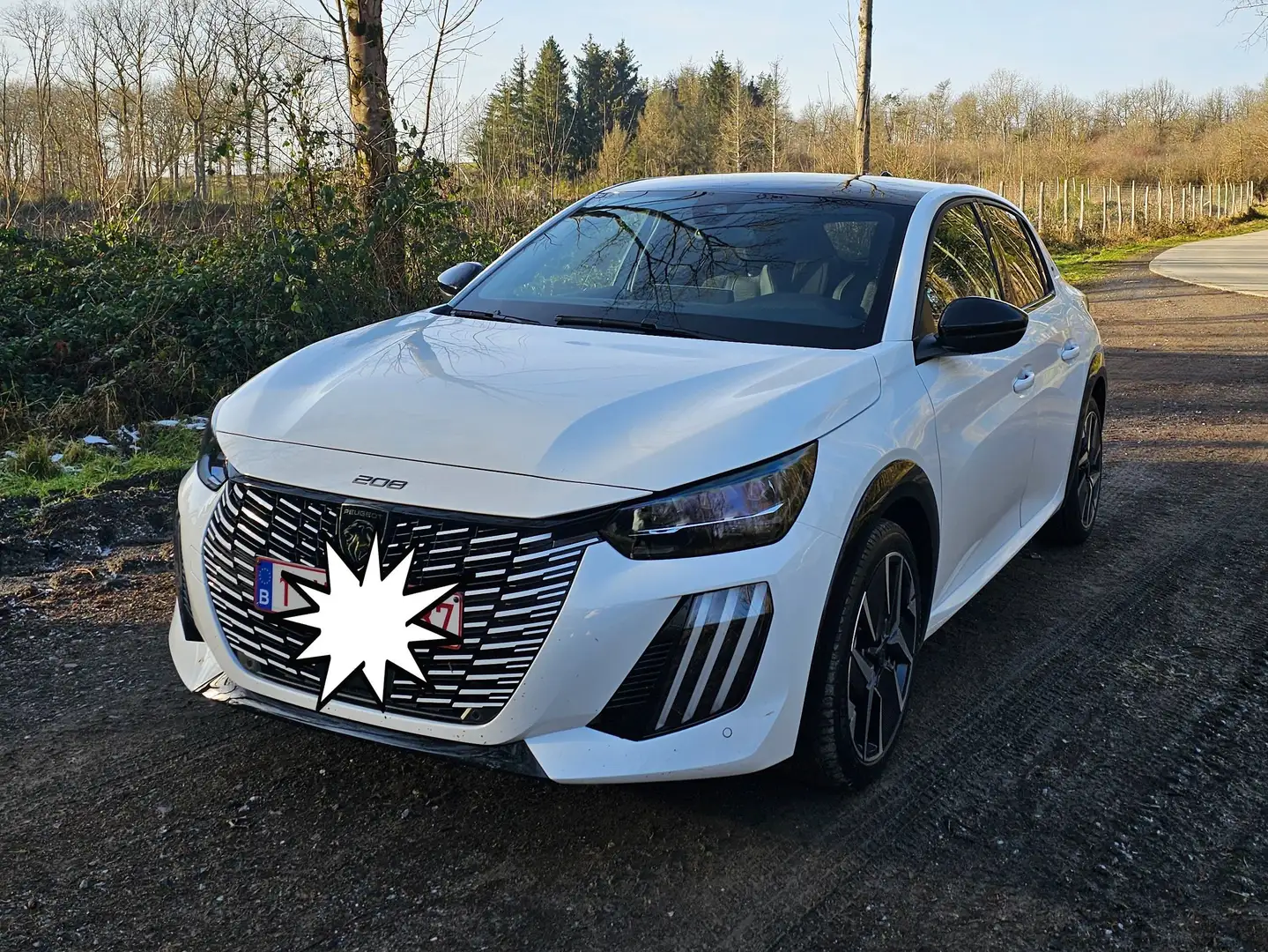 Peugeot 208 208 1.2i Hybrid GT e-DCS Blanc - 2