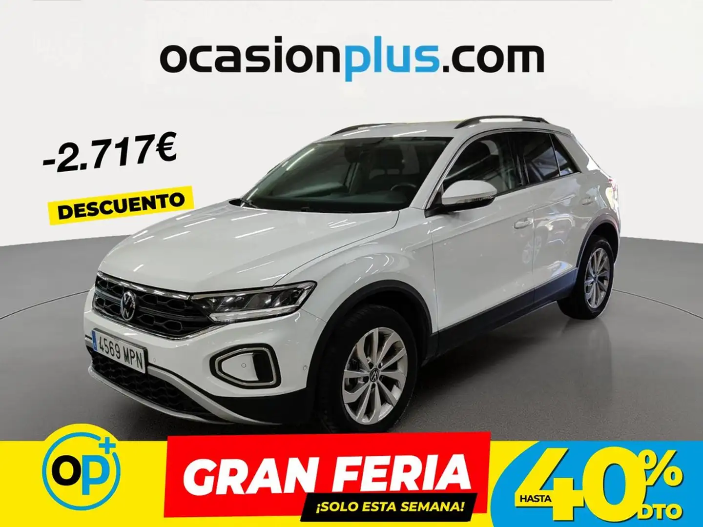 Volkswagen T-Roc 2.0TDI Life 85kW Blanco - 1