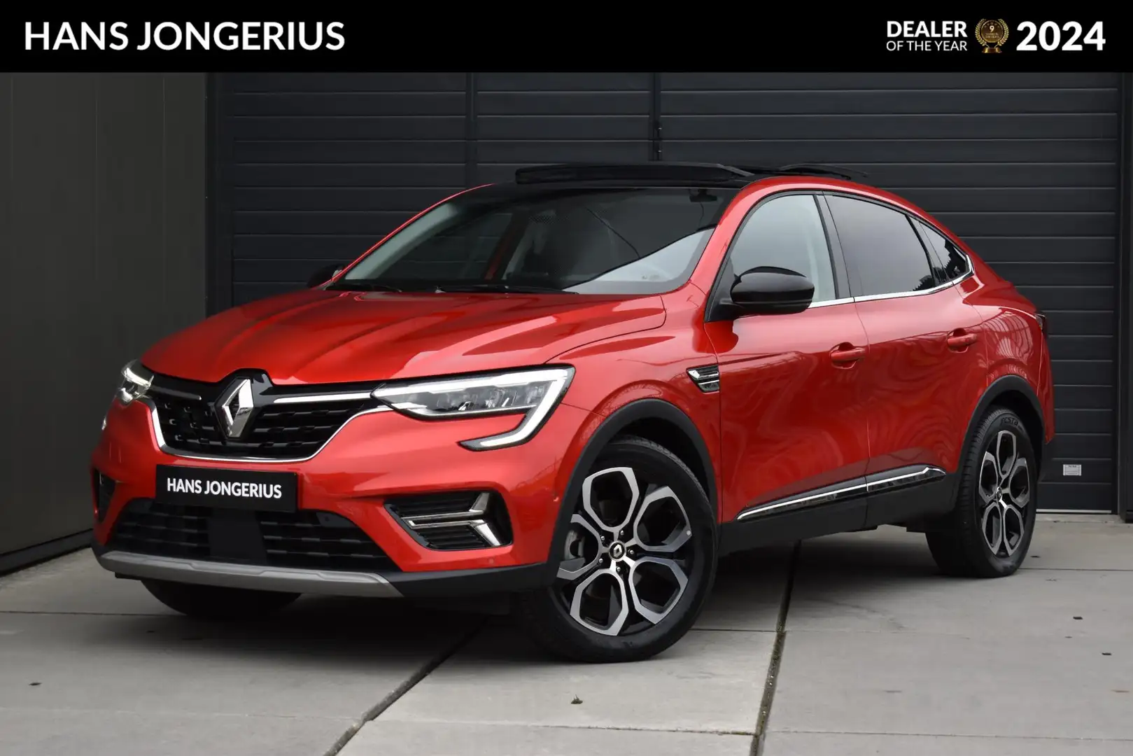 Renault Arkana E-Tech hybrid 145 techno | SCHUIF/KANTELDAK | CAME Rood - 1
