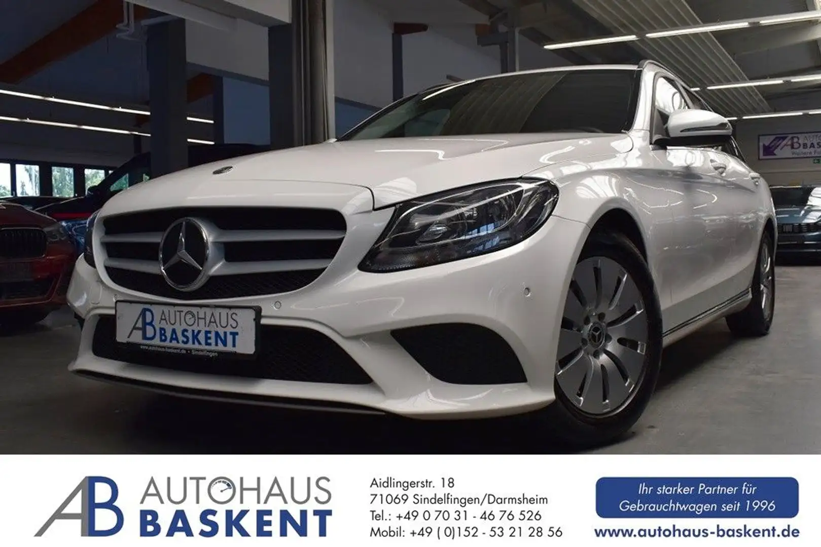 Mercedes-Benz C 220 T d*KAMERA*AHK*NAVI*SHZ*SPORTSITZE*PDC Blanc - 1