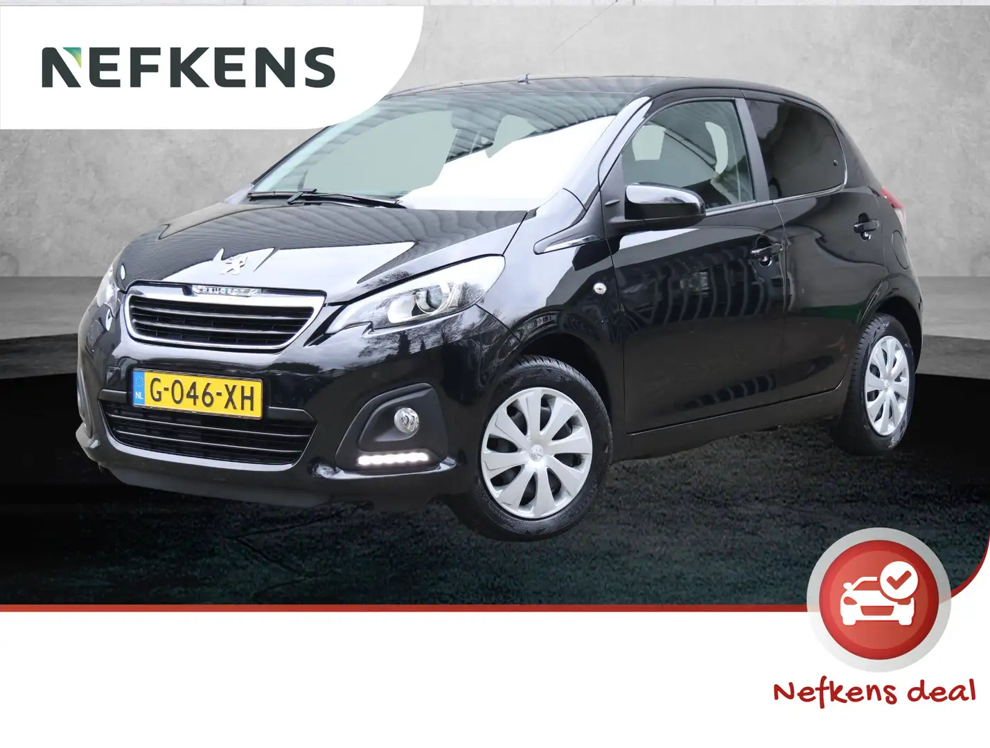 Peugeot 108 1.0 e-VTi Active | Airco | Privacy Glass | AUX | U Zwart - 1