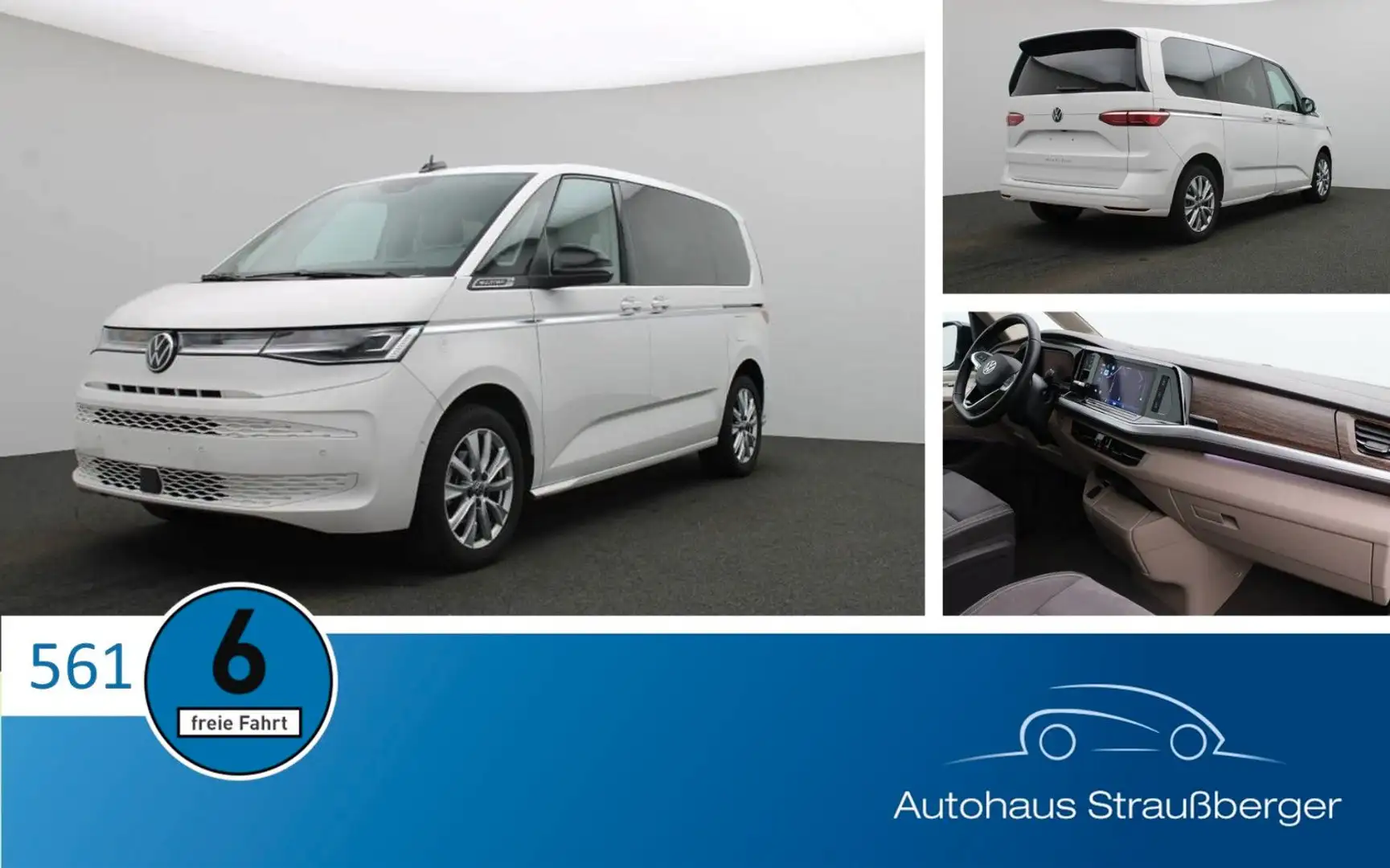 Volkswagen T7 Multivan Style AHK ACC HUD QI Keyless IQLight Alb - 1