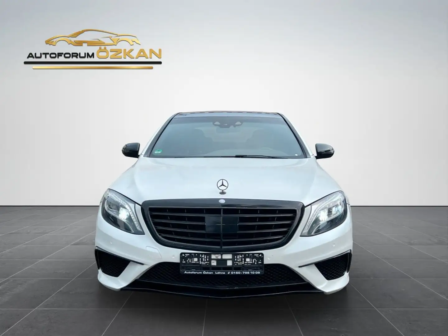 Mercedes-Benz S 350 d BlueTEC S63 AMG Paket Perlmutt Weiß Noir - 2