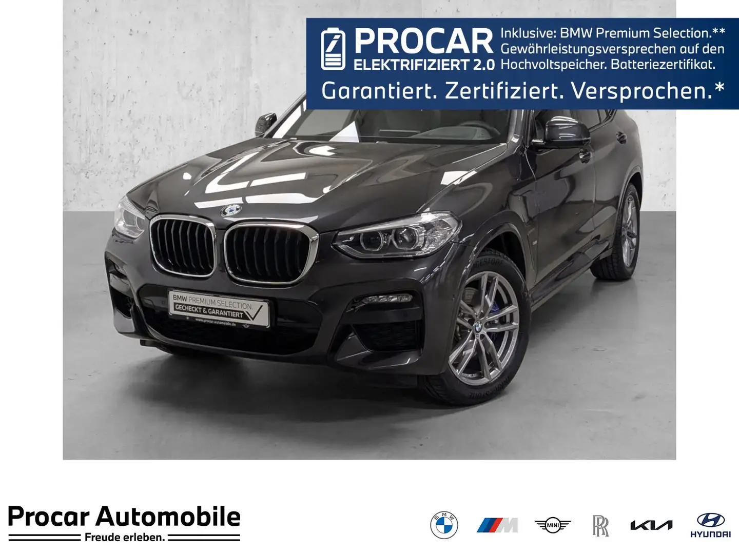 BMW X3 xDrive30e M Sport Pano AHK DA 360° HuD HiFi 19'' Grijs - 1