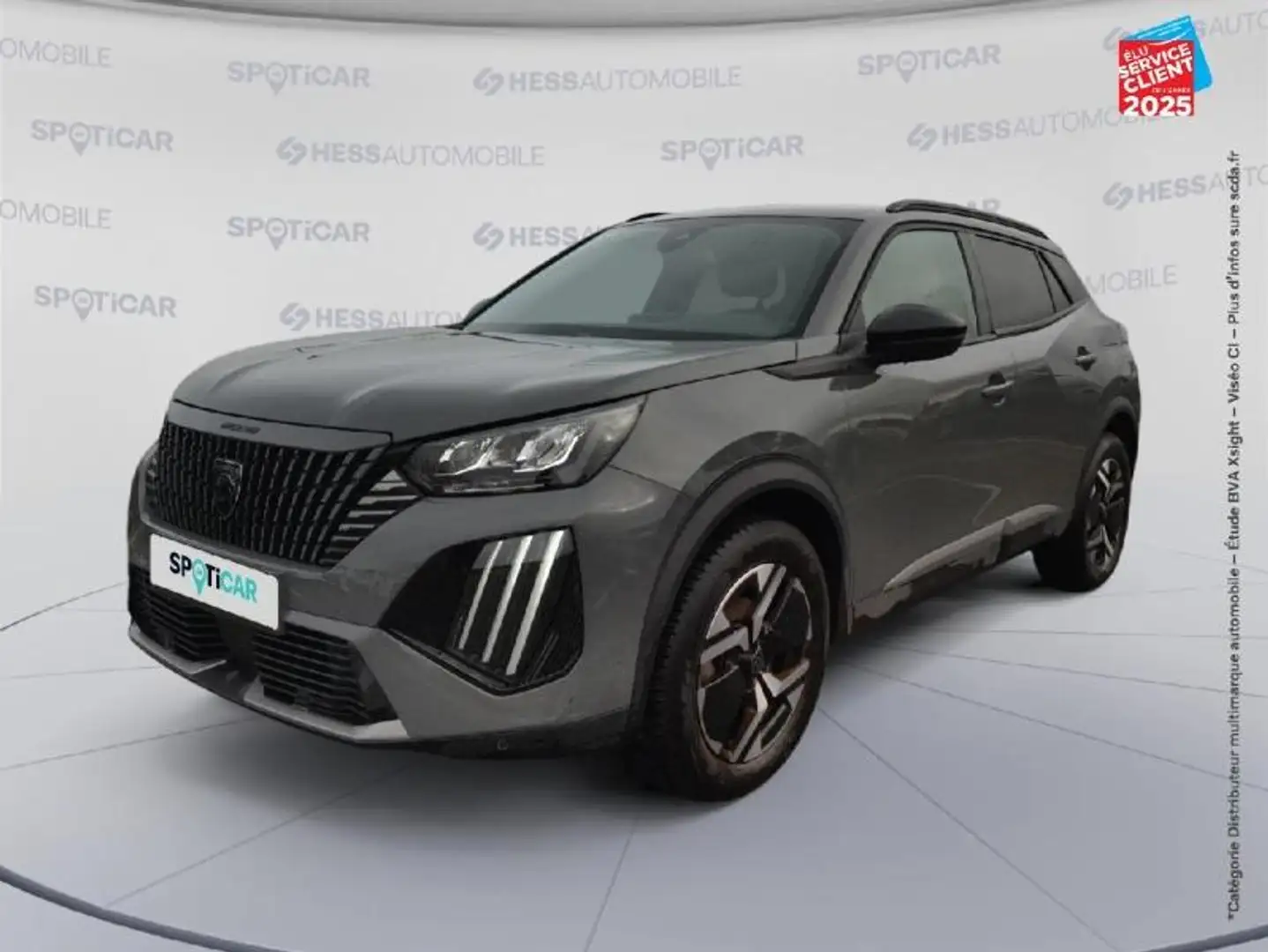 Peugeot 2008 1.2 PureTech 130ch S\u0026S Allure EAT8 Gris - 1