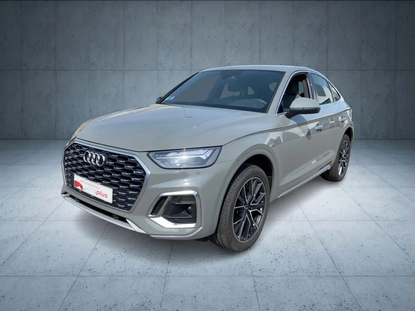 Audi Q5 Sportback 55 TFSI e S line qu S tr. AHK 20 FLA Grijs - 2