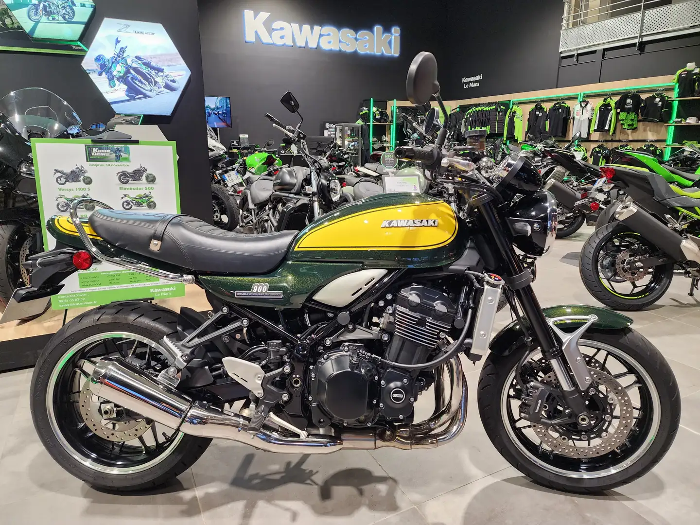 Kawasaki Z900RS Zöld - 1
