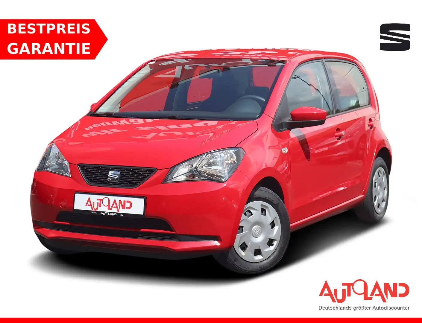 SEAT Mii 1.0i Klima Sitzheizung Radio-CD Rot - 1