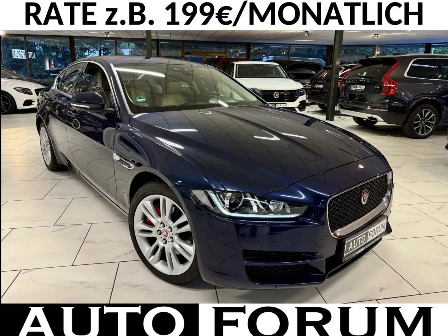 Jaguar XE 20t PRESTIGE LEDER NAVI CAM SHZ PDC LED Blau - 1