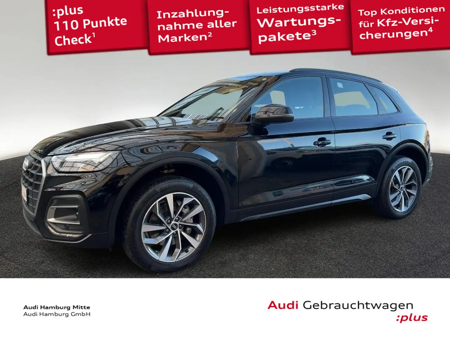 Audi Q5 40 TFSI quattro S tronic S line Navi AHK PDC Schwarz - 1