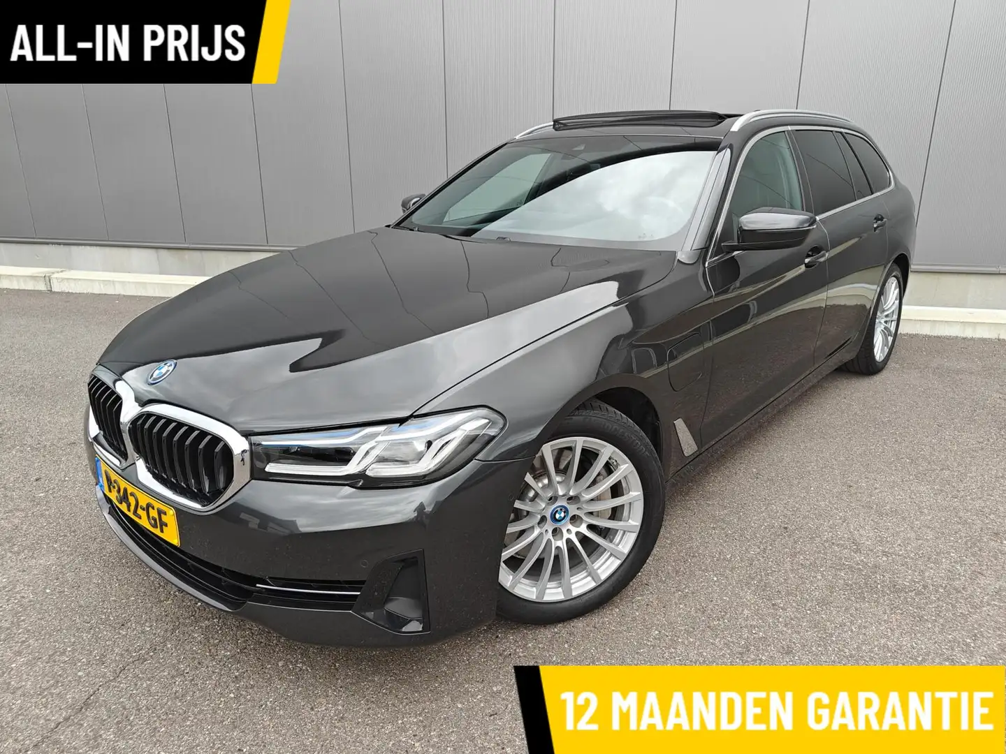 BMW 520 5-serie Touring 520e Business Edition Plus Gris - 1