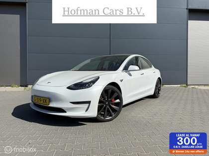 Tesla Model 3 Performance AWD Dual Motor 75 kWh Pearl White Incl
