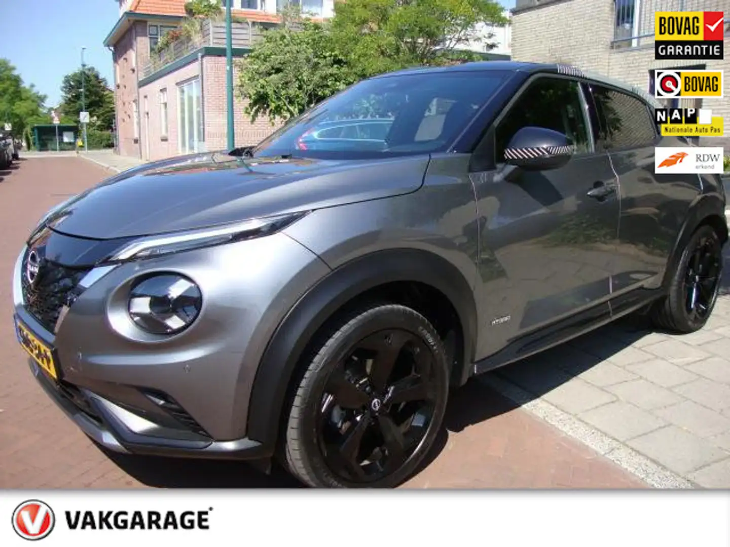 Nissan Juke 1.6 Hybrid Tekna Garantie mogelijlk tot 2033. Gris - 1