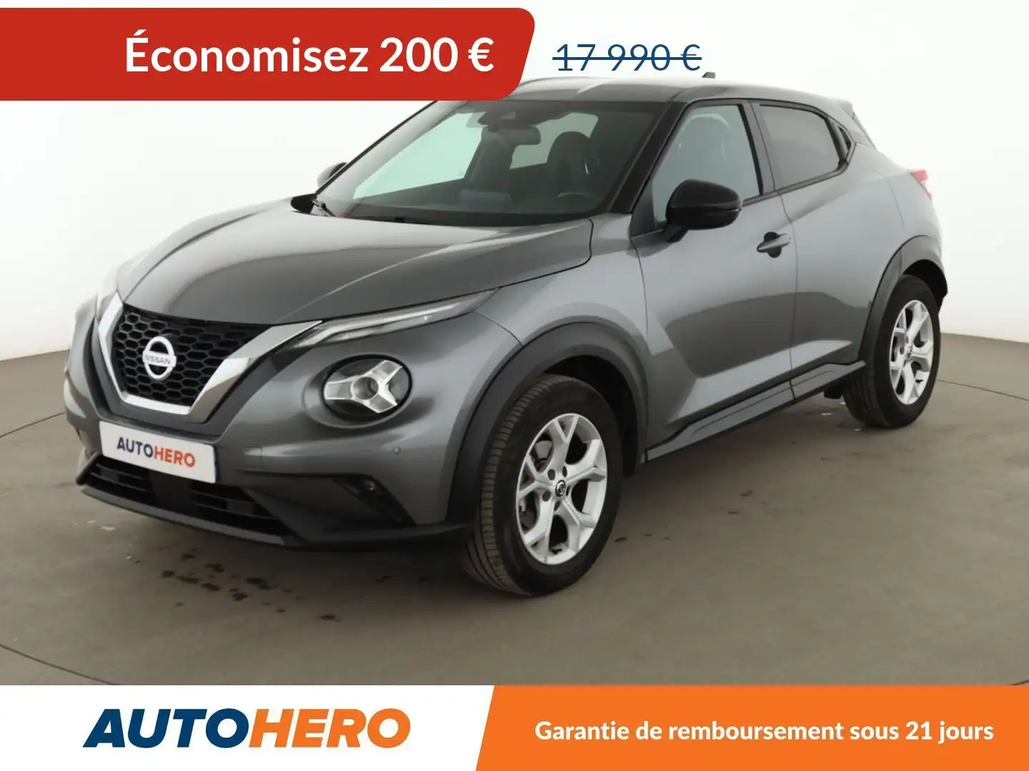 Nissan Juke 1.0 DIG-T Tekna DCT Gris - 1