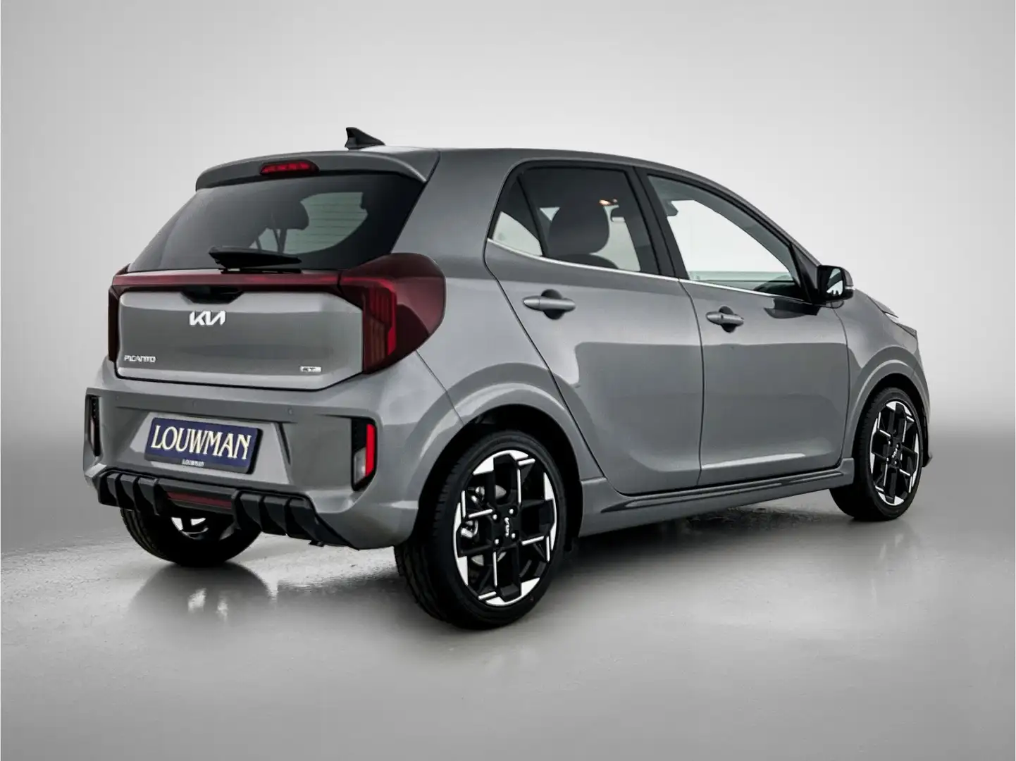Kia Picanto 1.0 DPI GT-Line Lederen bekleding | Stoelverwarmin Grijs - 2
