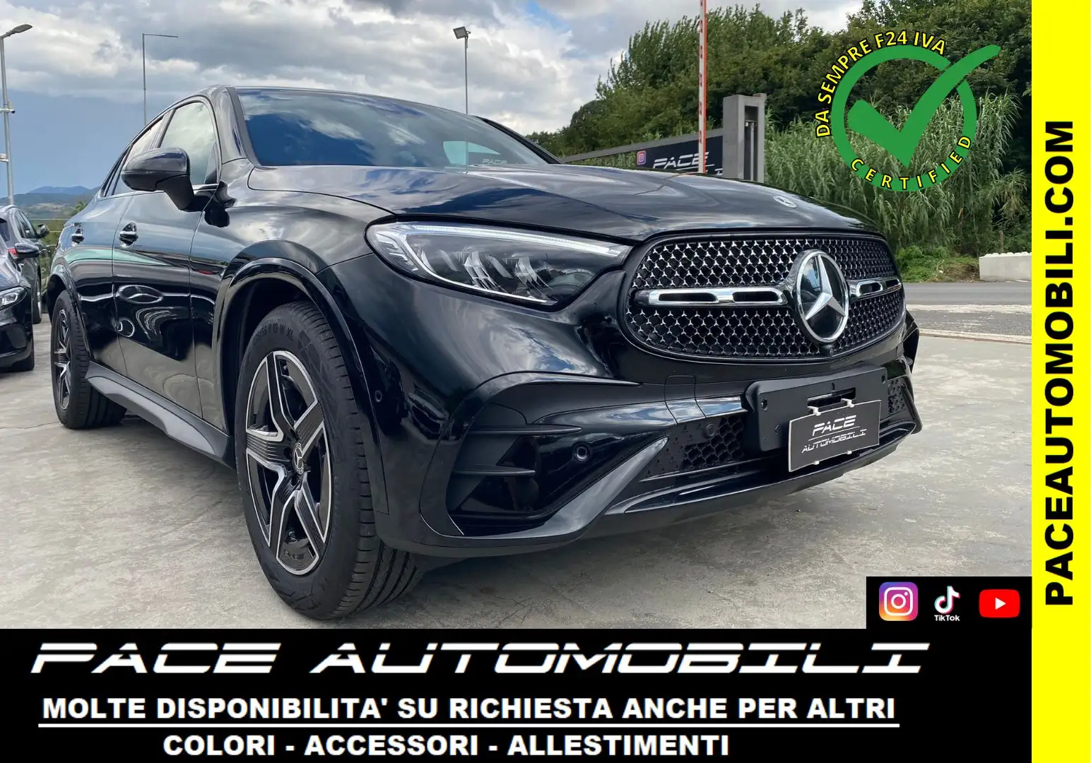 Mercedes-Benz GLC 300 COUPE'4M PREMIUM AMG NIGHT LED NAVI KAMERA 19" USB Grigio - 1