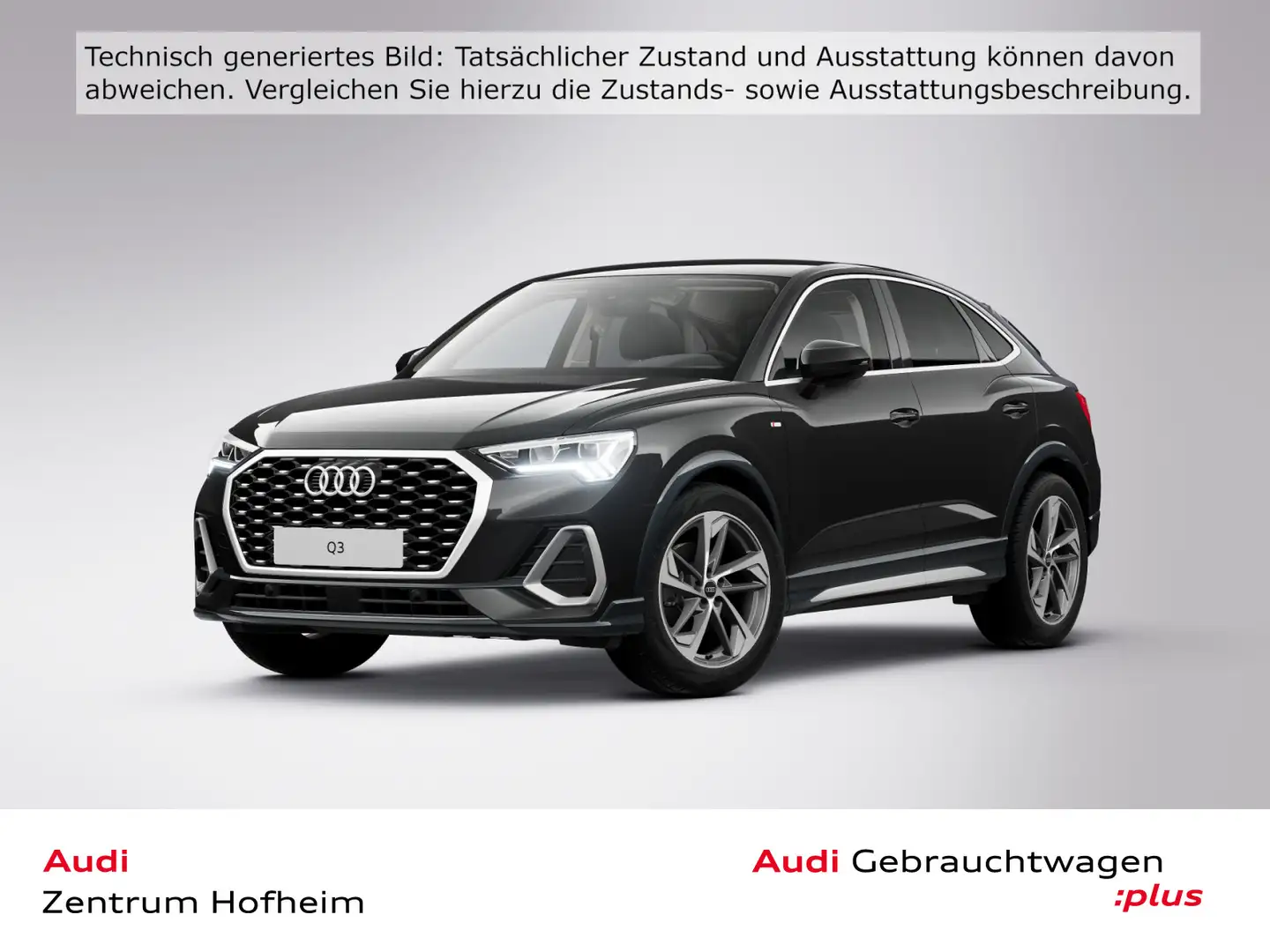 Audi Q3 35 TFSI S line S tro*LED*Virtual*Na Schwarz - 1