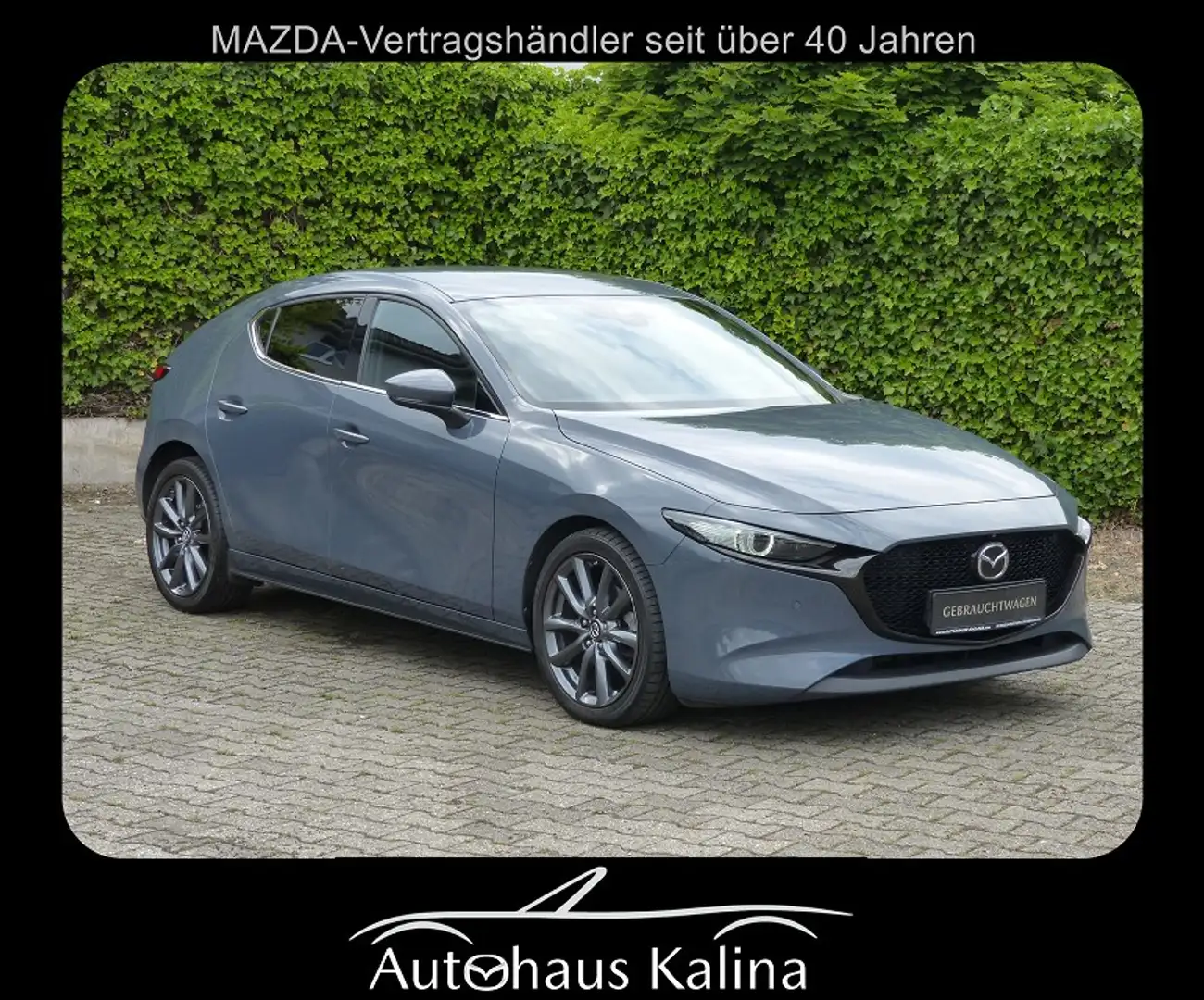 Mazda 3 SKYACTIV-G 2.0 M Hybrid SELECTION+BOSE+DESIGN-P.+A Gris - 1