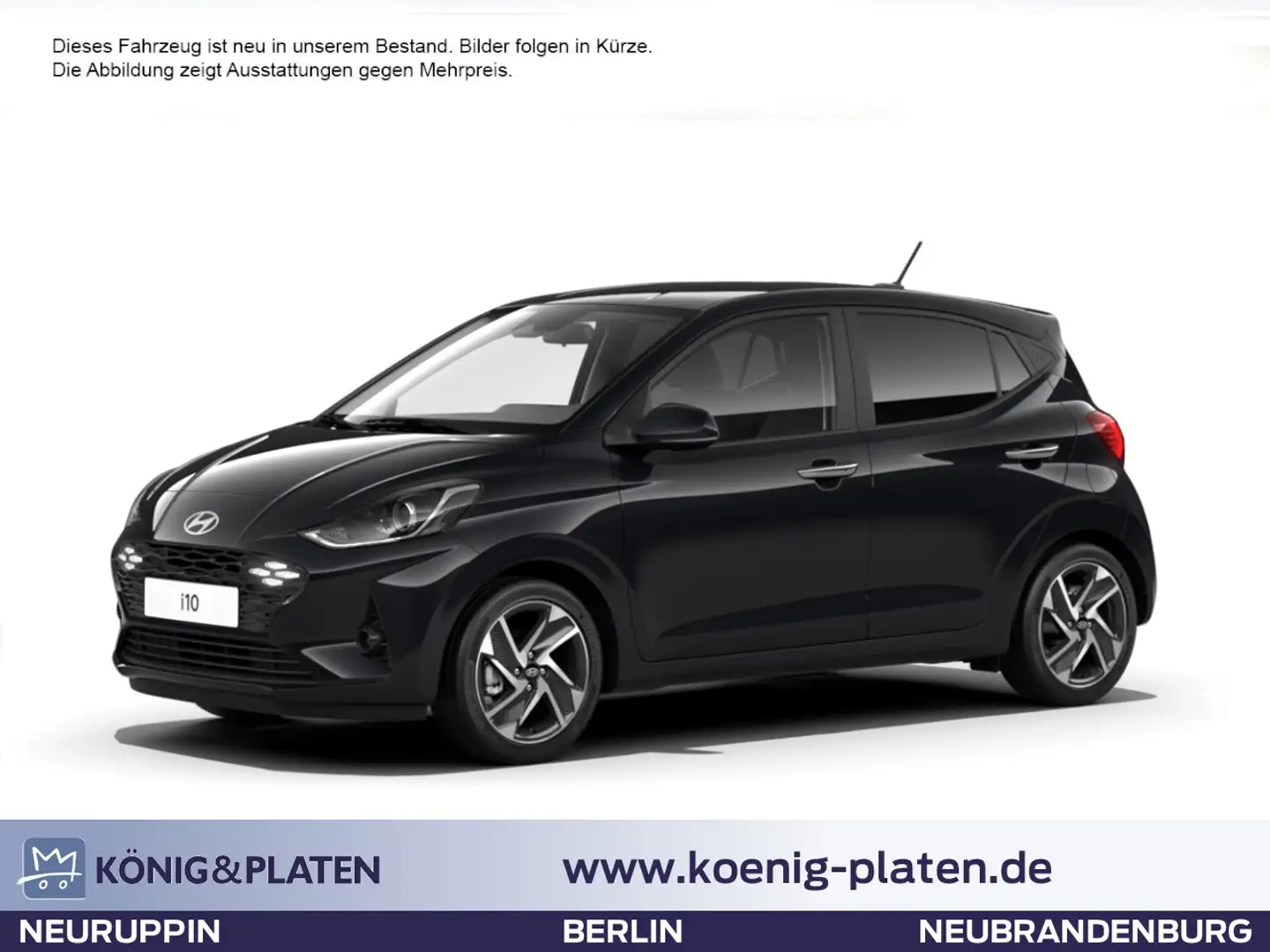 Hyundai i10 FL 1.2 (79 PS) 5-MT 2WD PRIME Smart Key MJ25 Navi Schwarz - 1