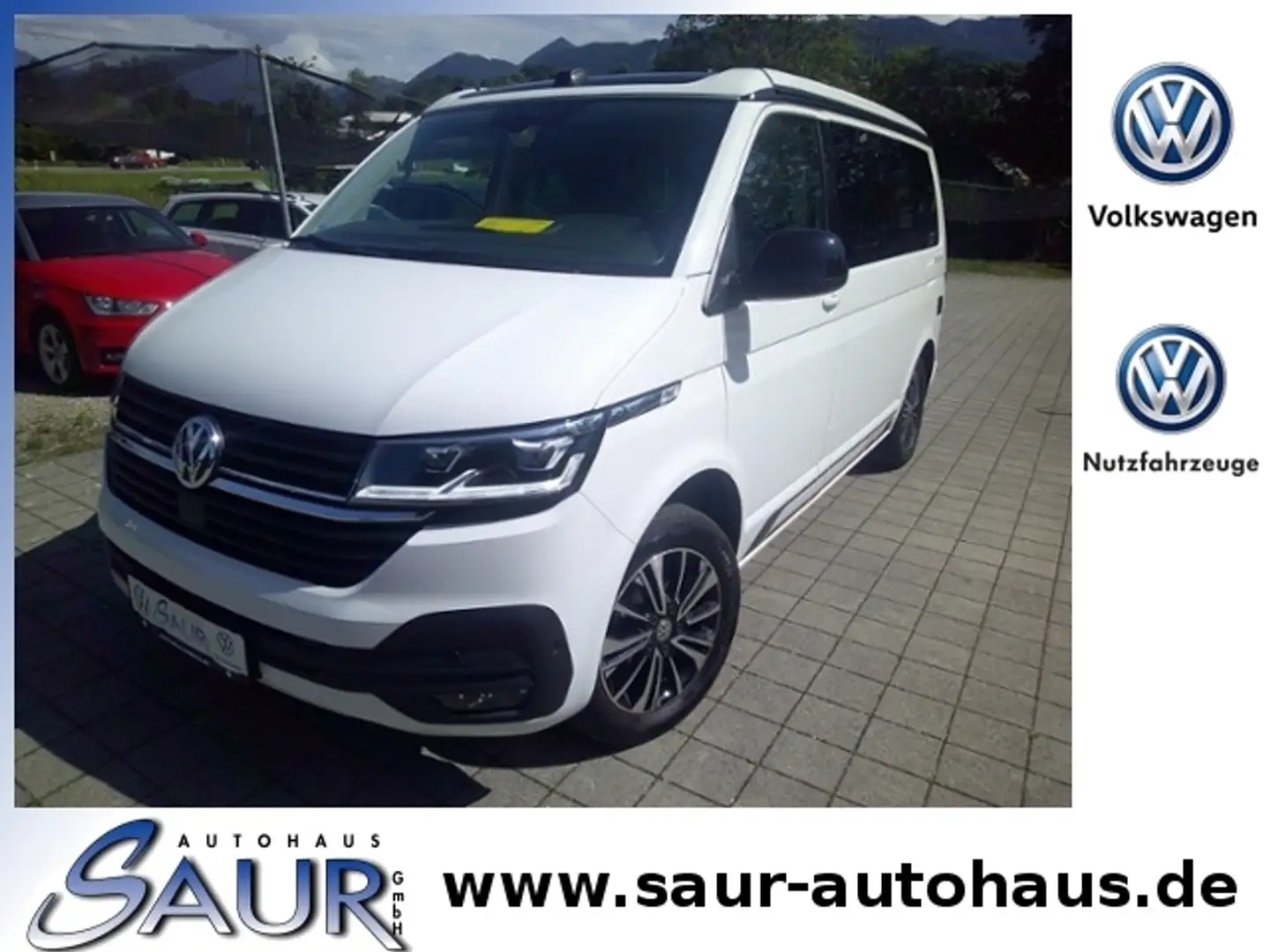 Volkswagen T6.1 California Beach Camper Edition 2.0 TDI*DSG*Navi*Sthzg*R-Kam Weiß - 1