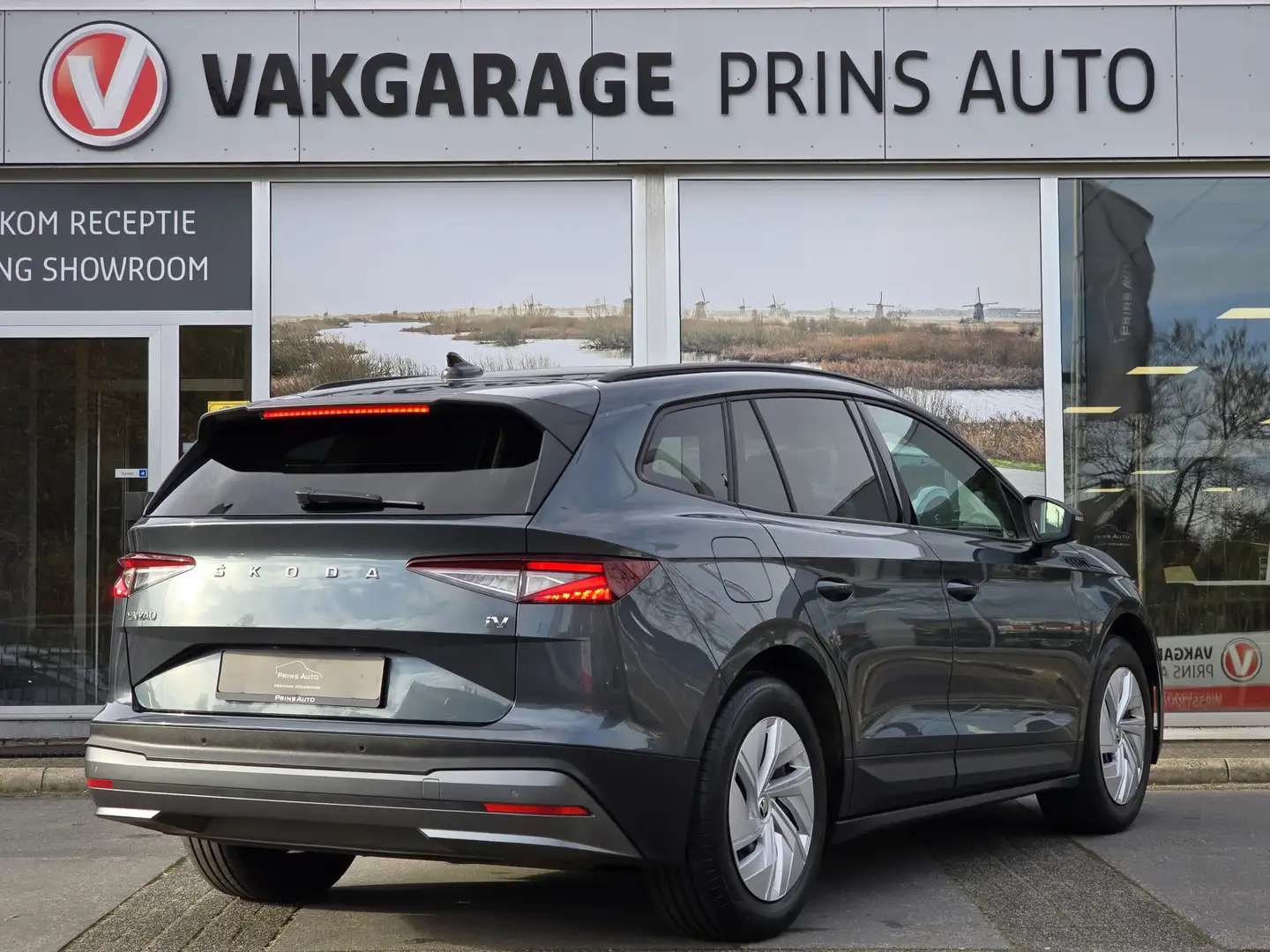 Skoda Enyaq iV 50 Loft |SOH 94%|CARPLAY|STOELVERW.|DEALER ONDE Gris - 2