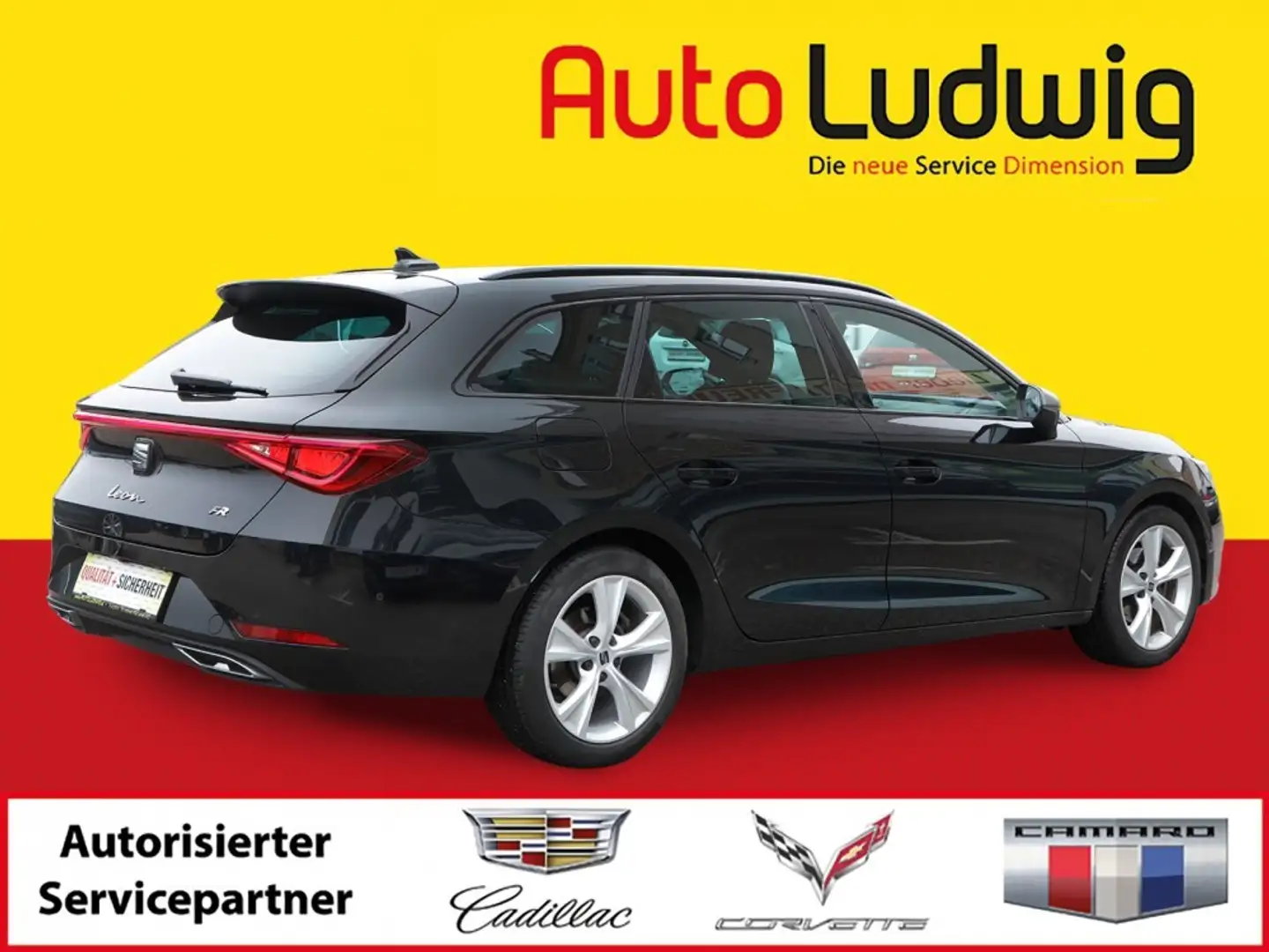SEAT Leon SP 1,5 TSI ACT FR*VIRTUAL*NAVI*LED*PDC*KAMERA*T... Schwarz - 2