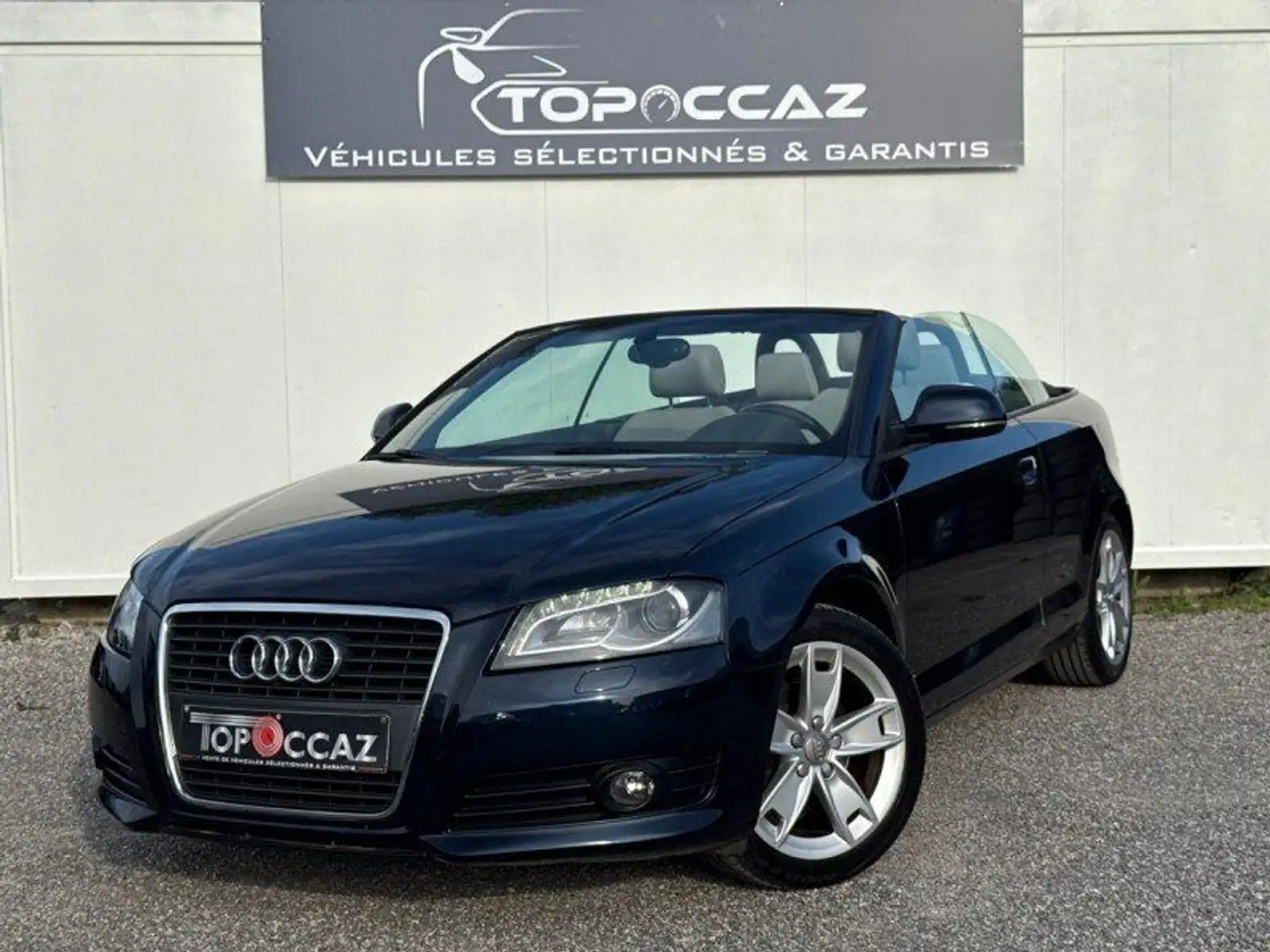Audi A3 CABRIOLET 2.0 TDI 140CH DPF AMBITION LUXE S TRONIC Bleu - 1