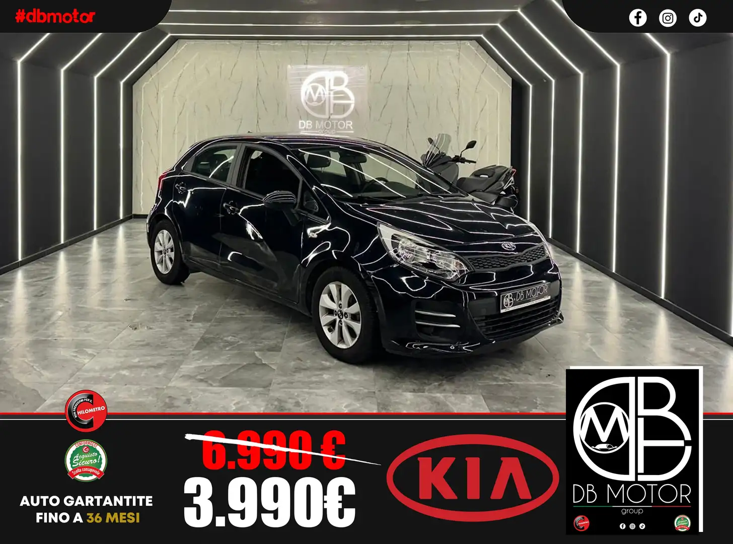 Kia Rio Rio III 5p 1.1 crdi Active Collection Nero - 1