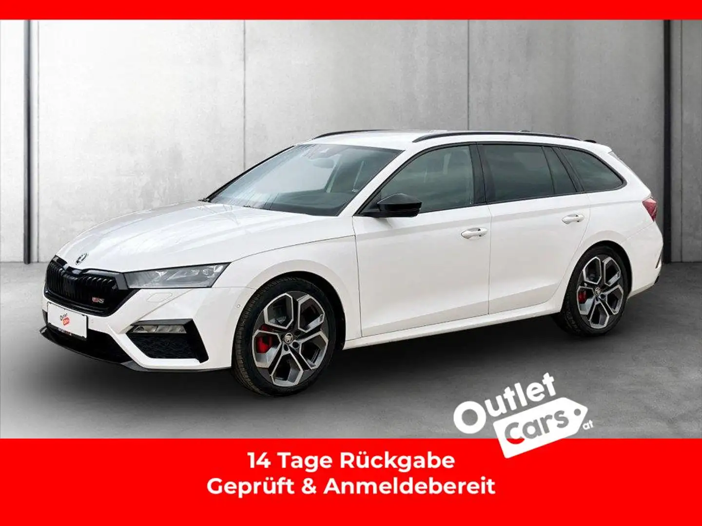 Skoda Octavia Combi 2.0 TSI RS DSG MATRIX+MASSAGE+LEDER Weiß - 1