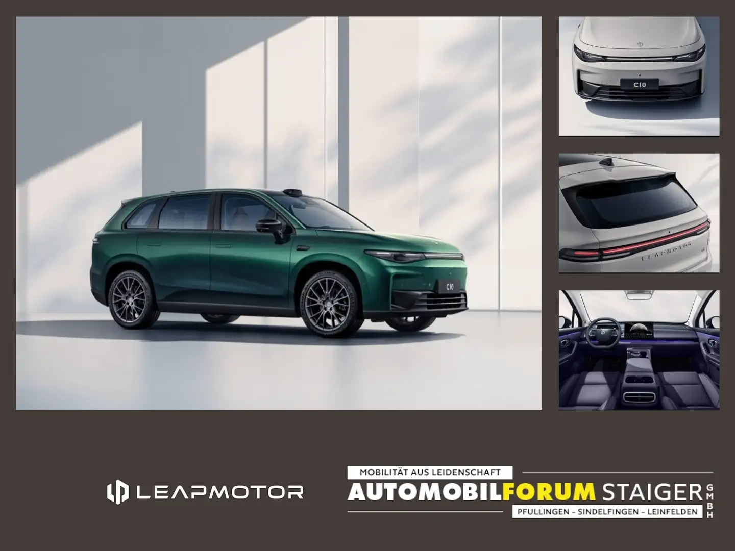 Leapmotor C10 69 W Design ProMax AWD NEU ⚡ Elektro ⚡ V2L ⚡ Panor Grün - 1