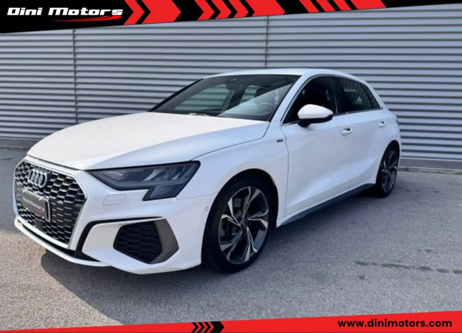 Audi A3 SPB 30 TDI S-line sportback IVA ESPOSTA LEGGE 104 Bianco - 1