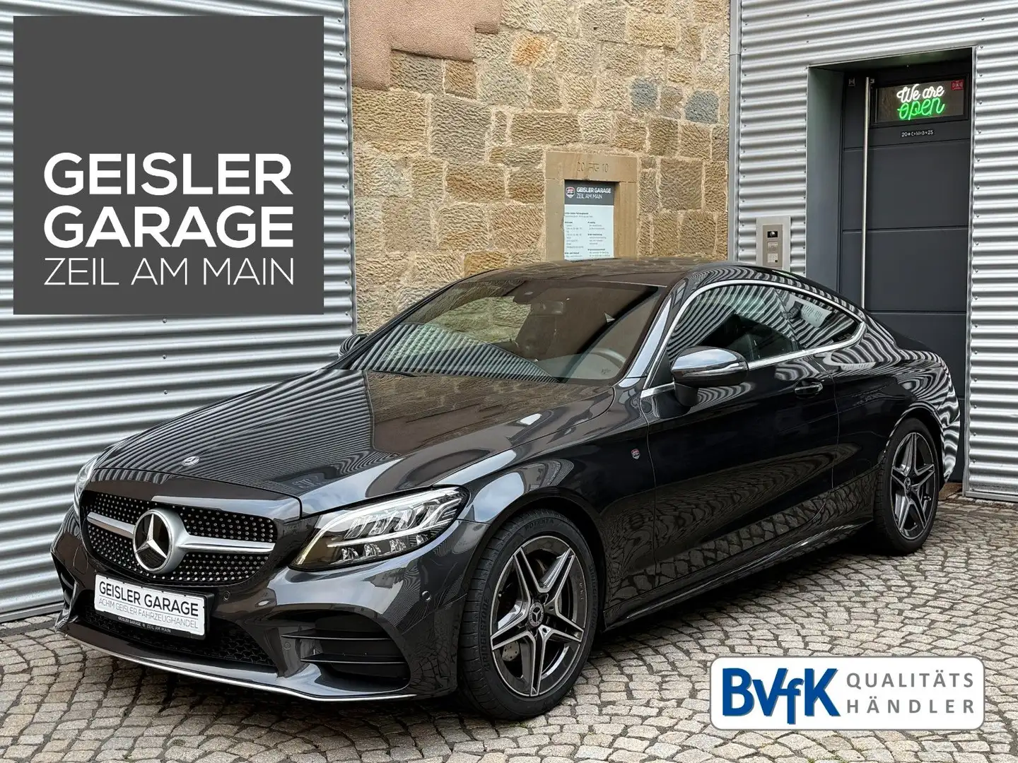 Mercedes-Benz C 200 Coupé AMG Line App Cam Navi 8-fach-Räder Green - 1