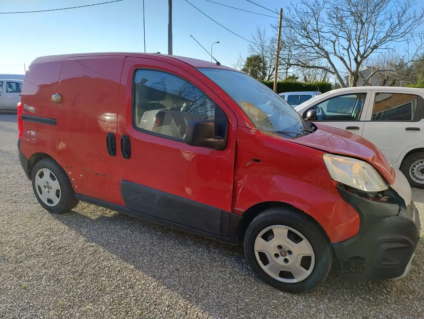 Fiat Fiorino 1.3 mjt 95cv FURGONE INCIDENTATO Rosso - 1
