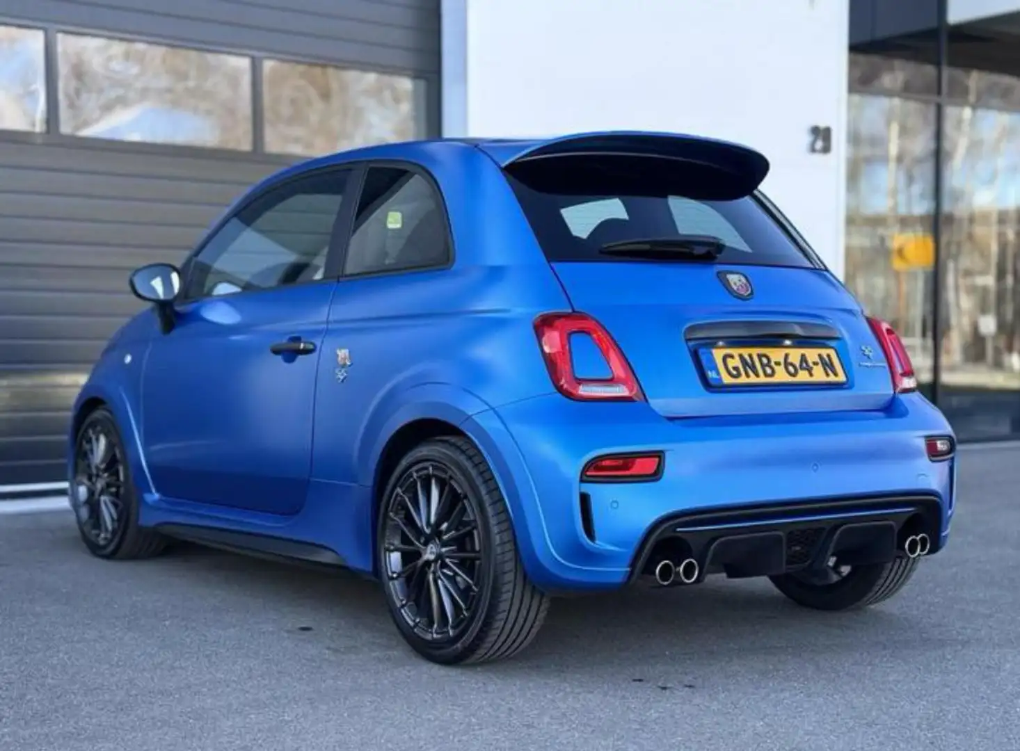 Fiat 500 Abarth 1.4 T-Jet Ab. Competizione Performance Pack Blauw - 2