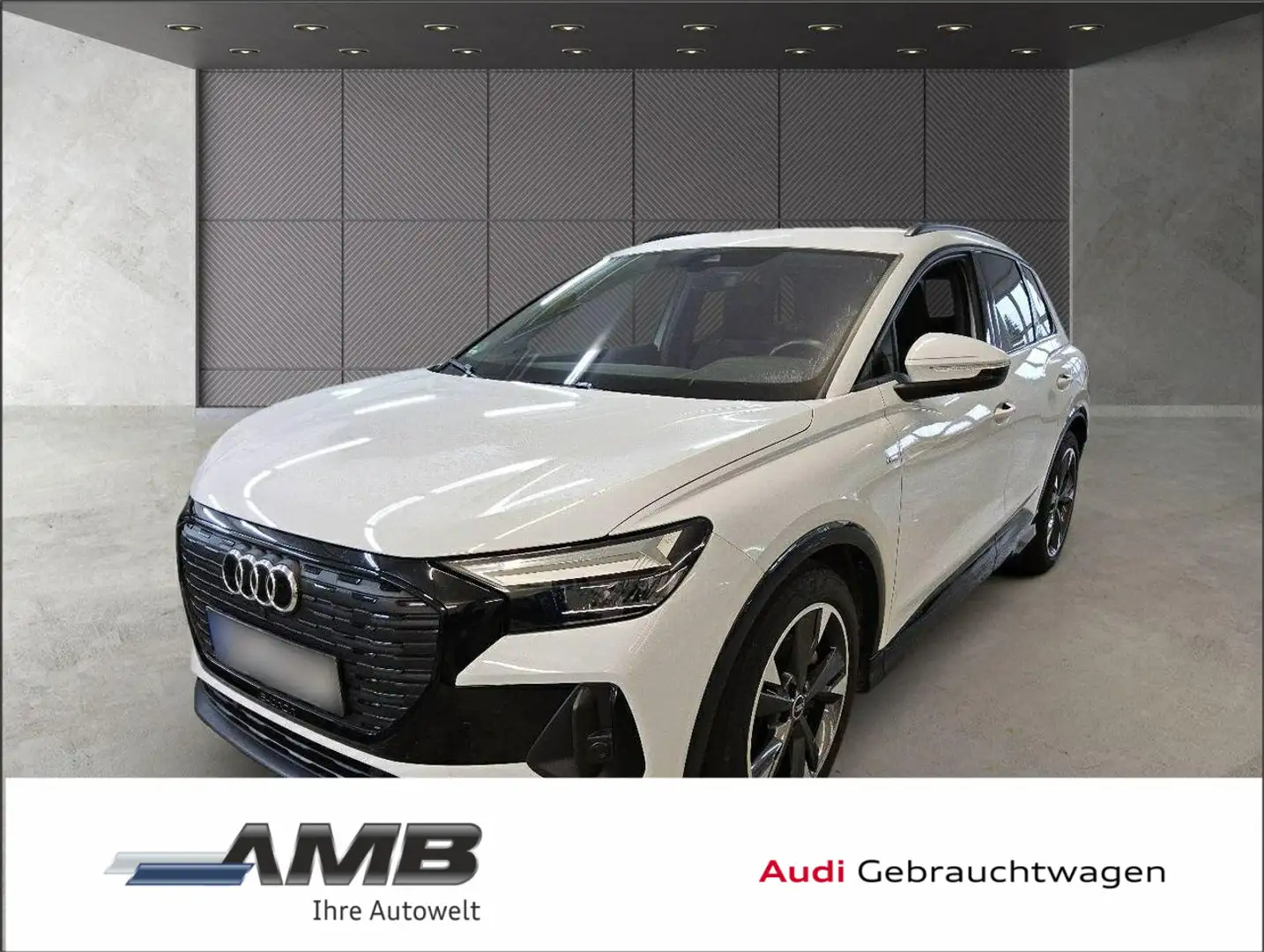 Audi Q4 e-tron S line 40 LED/Sitzhzg/Wärmepumpe Weiß - 1