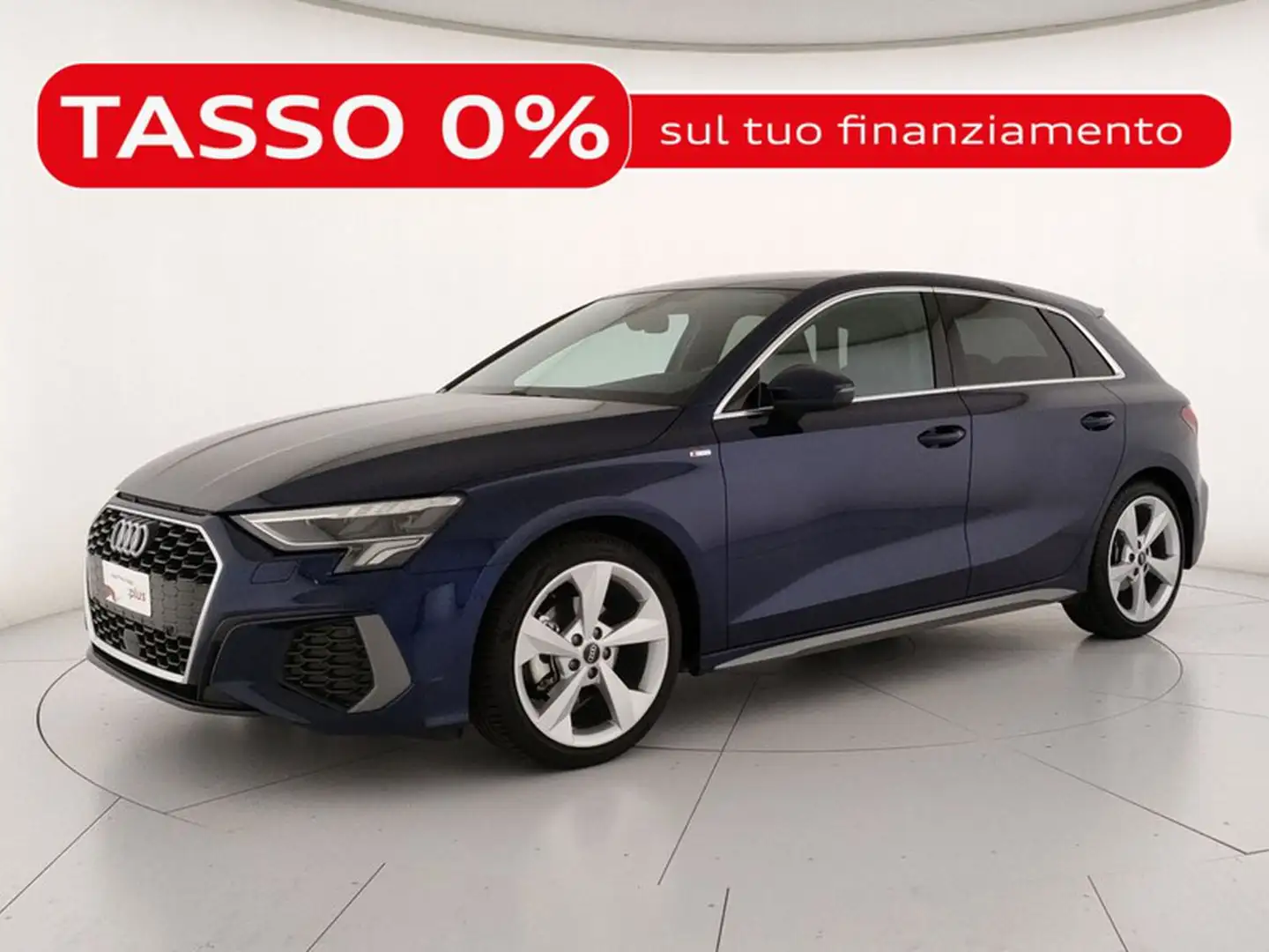 Audi A3 sportback 35 2.0 tdi S-LINE EDITION s tronic Blau - 1