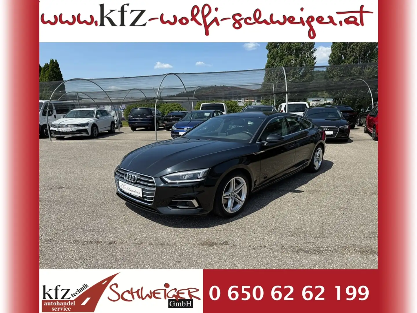 Audi A5 SB 2,0 TDI quattro sport S-tronic Noir - 1