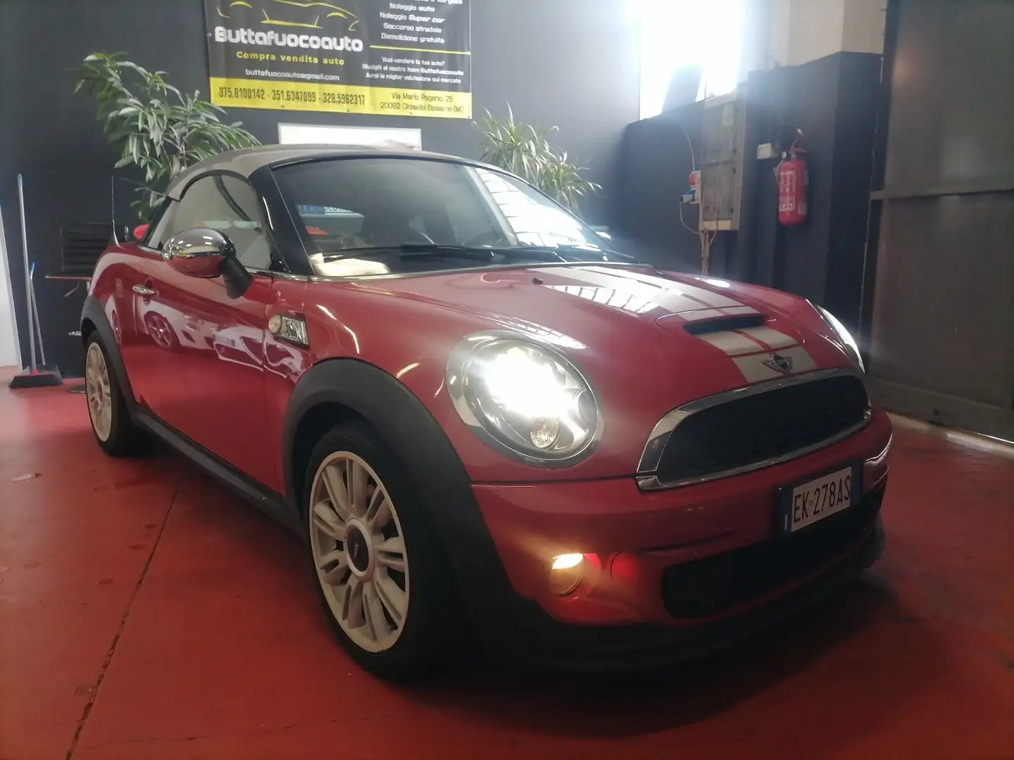 MINI Cooper Coupe Mini 1.6 Cooper S Coupé Rouge - 1